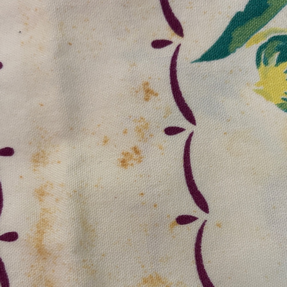 Vintage Sunflower Printed Table Linen Set - Yellow & Green Floral - Picture 3 of 6
